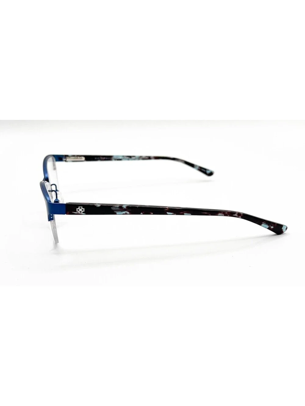 Ann Taylor At602 C03 Matte Navy Blue Tortoise Authentic Eyeglasses 50-17-135